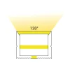 Funda de silicona flexible blanca - Tira LED a neón - 10x12 mm - Superficie