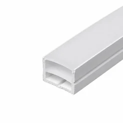 Funda de silicona flexible blanca - Tira LED a neón - 10x18 mm - Superficie