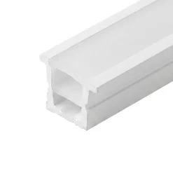 Funda de silicona flexible blanca - Tira LED a neón - 16x16 mm - Empotrable