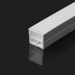 Funda de silicona flexible blanca - Tira LED a neón - 16x16 mm - Superficie