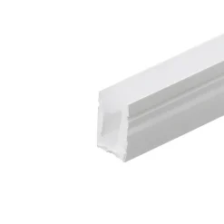 Funda de silicona flexible blanca - Tira LED a neón - 6x10 mm - Curvatura horizontal - Superficie