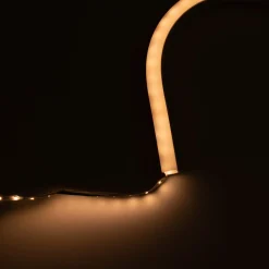 Funda de silicona flexible para convertir tira LED a neón - 16x16mm - 5 metros - PCB hasta 10mm - Curvatura horizontal