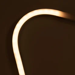 Funda de silicona flexible para convertir tira LED a neón - 16x16mm - 5 metros - PCB hasta 10mm - Curvatura horizontal