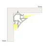 Grapa metálica para sujeción del perfil ref. BPERFALP191