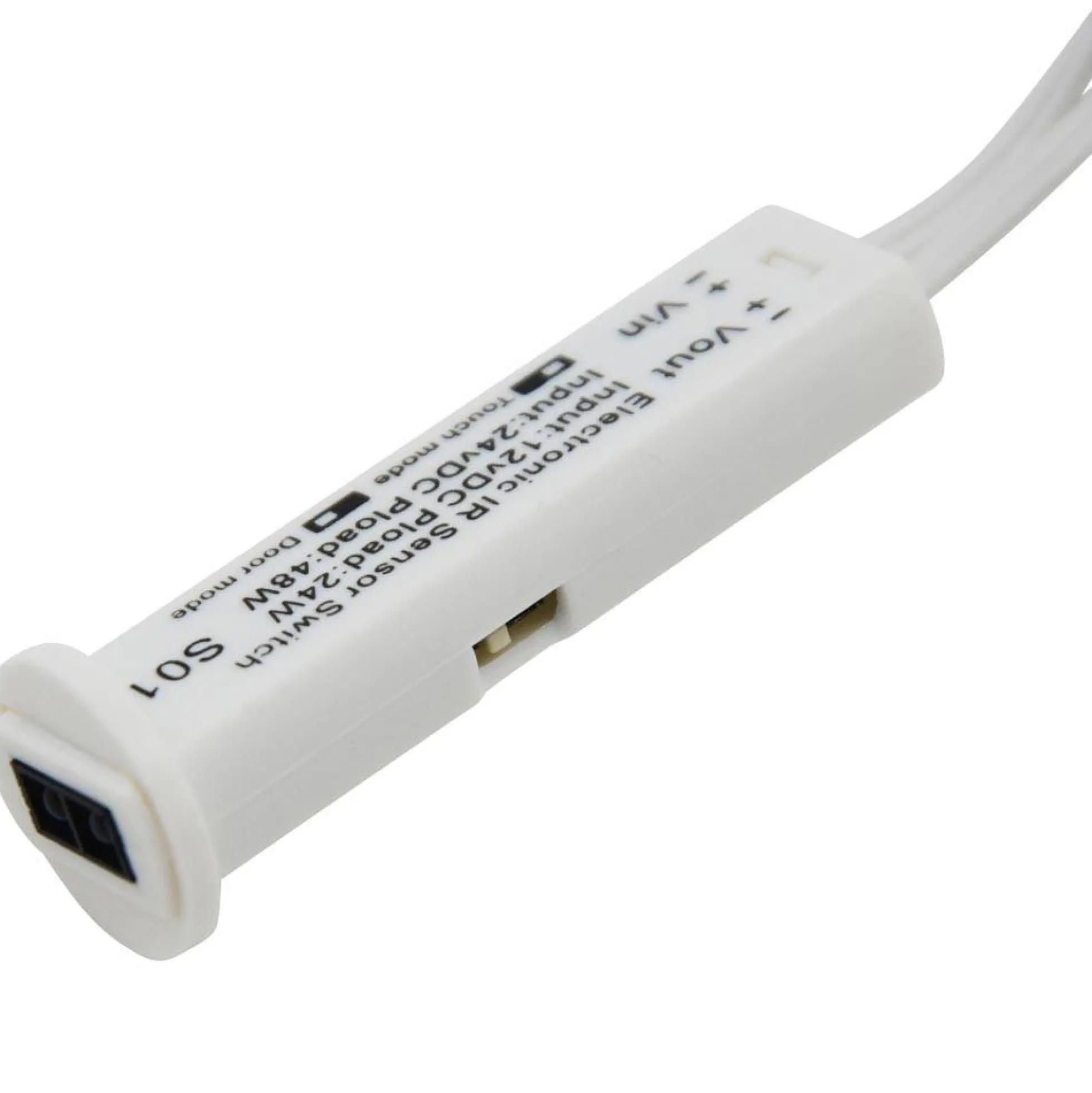 Interruptor con sensor empotrable para armarios IR - 12/24V-DC- IP20