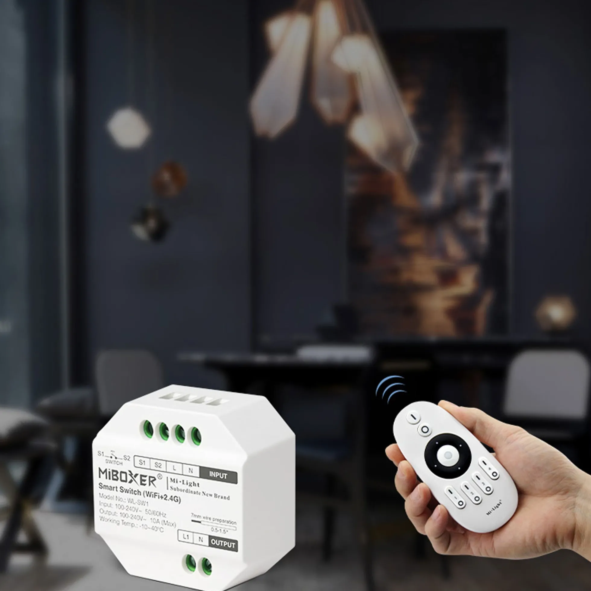Interruptor inteligente / Smart switch - WiFi + 2.4GHz - Mi Boxer - WL-SW1