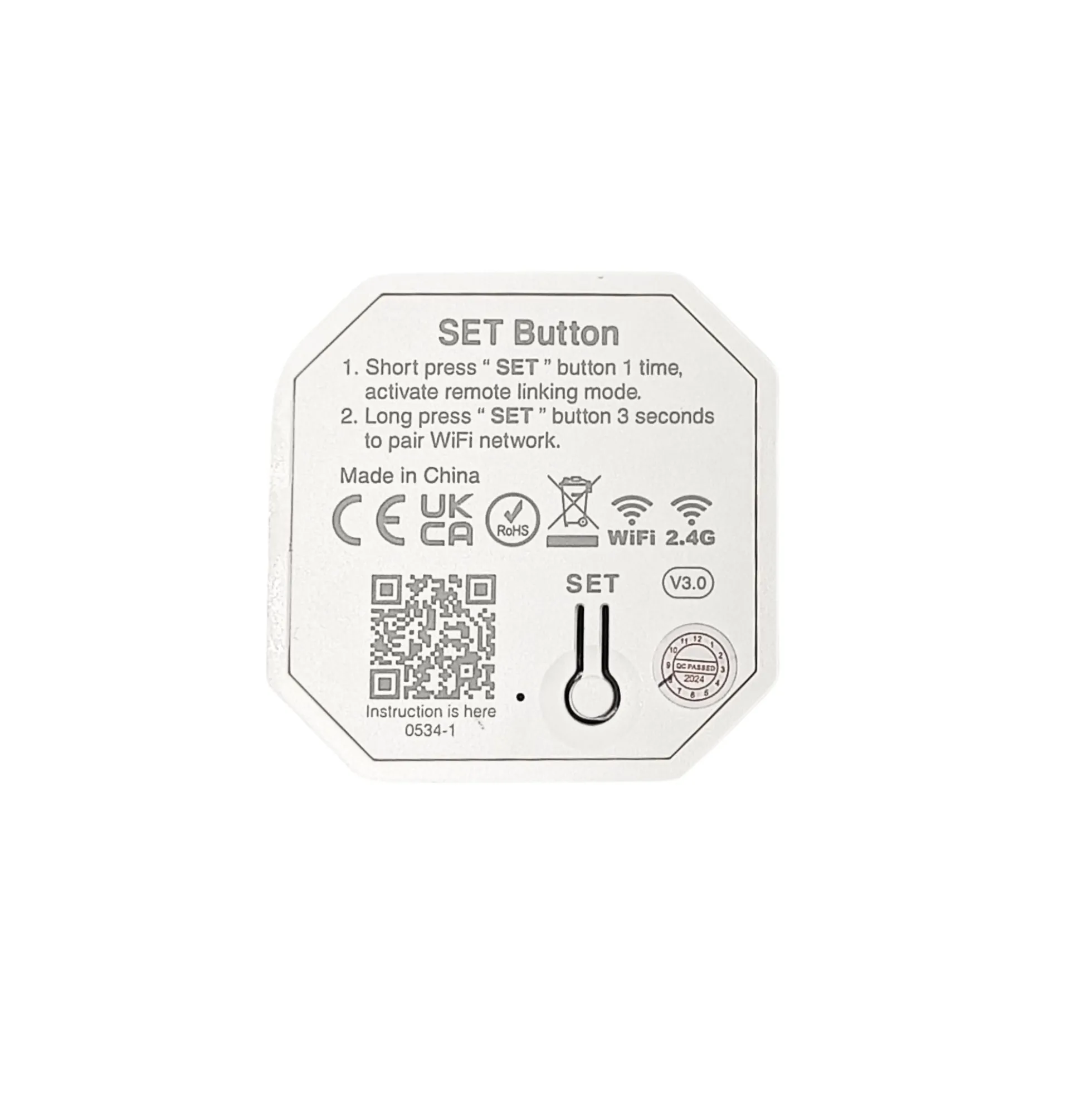 Interruptor inteligente / Smart switch - WiFi + 2.4GHz - Mi Boxer - WL-SW1
