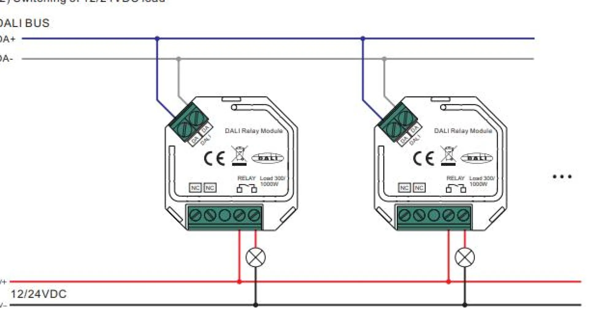 Interruptor Relay DALI