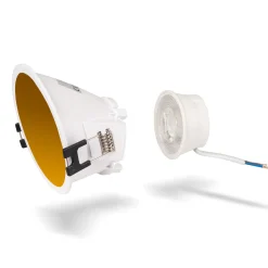 KIT Aro downlight asimétrico Ø93mm + Módulo LED MR16 5W