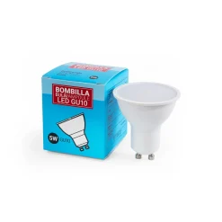 KIT - Aro downlight basculante Ø75mm + Bombilla GU10 5W + Casquillo GU10