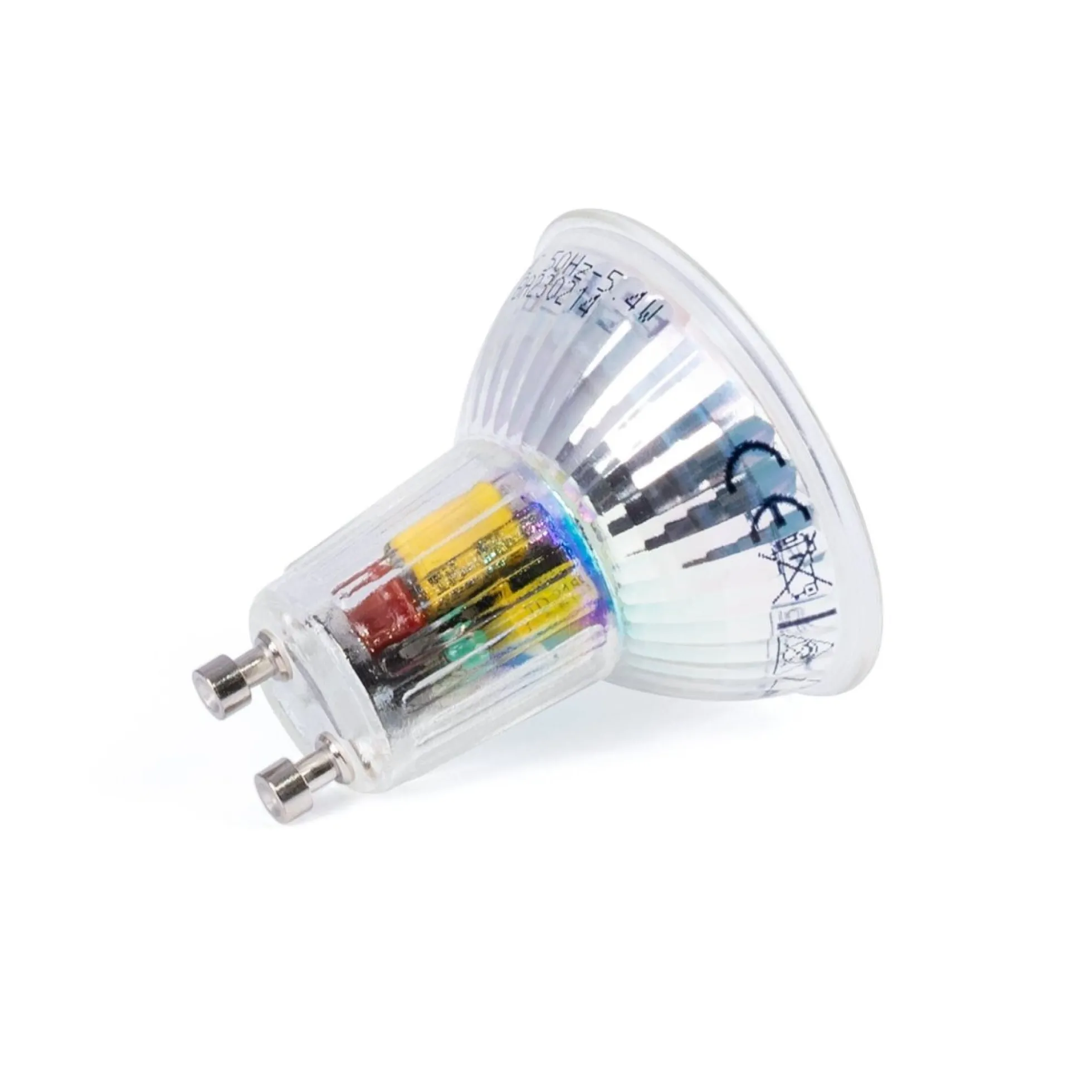 KIT Aro downlight cuadrado 93x93mm + Bombilla GU10 6W + Portalámparas