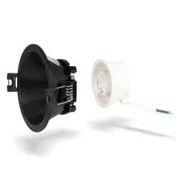 KIT Aro downlight redondo Ø85mm + Módulo LED MR16 5W