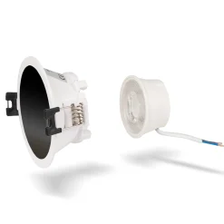 KIT Aro downlight redondo Ø85mm + Módulo LED MR16 5W