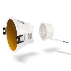 KIT Aro downlight redondo Ø93mm + Módulo LED MR16 5W