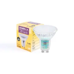 KIT Aro empotrable basculante Ø90mm + Bombilla GU10 6W + Portalámparas