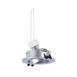 KIT Aro empotrable basculante Ø90mm + Bombilla GU10 6W + Portalámparas