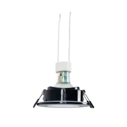 KIT Aro empotrable estanco Ø90mm + Bombilla GU10 6W + Portalámparas
