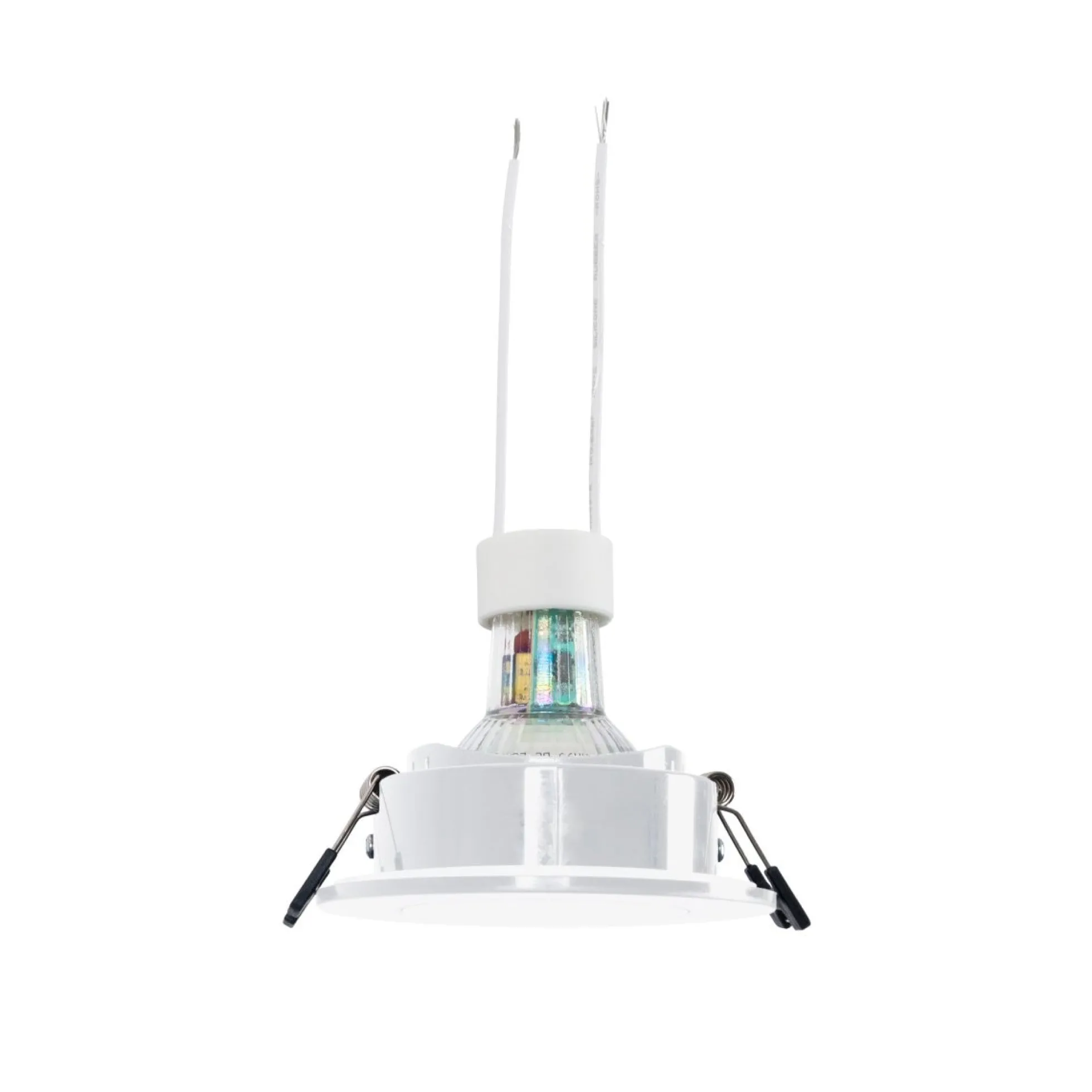 KIT Aro empotrable estanco Ø90mm + Bombilla GU10 6W + Portalámparas