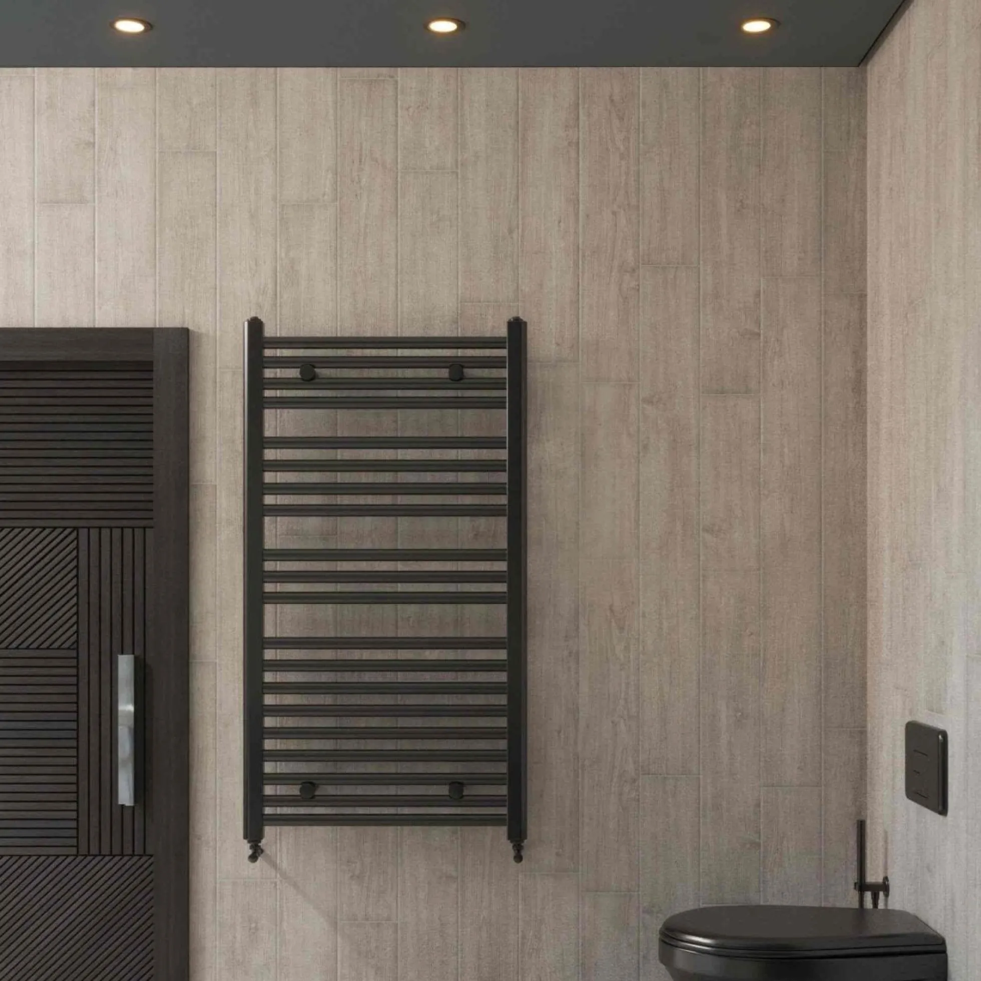 KIT Aro empotrable estanco Ø90mm + Bombilla GU10 6W + Portalámparas