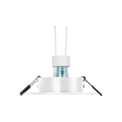 KIT Aro empotrable Ø110mm + Bombilla GU10 6W + Portalámparas