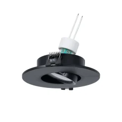KIT Aro empotrable Ø110mm + Bombilla GU10 6W + Portalámparas