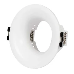 KIT Aro empotrable Ø86mm + Bombilla GU10 6W + Portalámparas