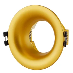 KIT Aro empotrable Ø86mm + Bombilla GU10 6W + Portalámparas