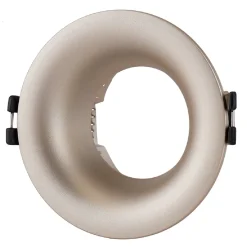KIT Aro empotrable Ø86mm + Bombilla GU10 6W + Portalámparas