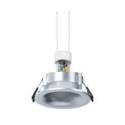 KIT Aro empotrable Ø86mm + Bombilla GU10 6W + Portalámparas