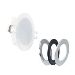 Kit Downlight LED exterior 5W - IP65 - Aro intercambiable - TRIAC regulable - Corte Ø68mm