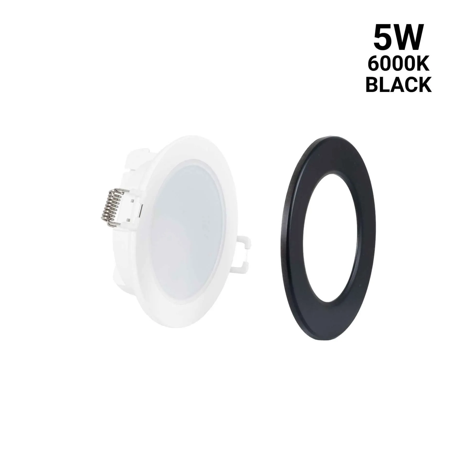 Kit Downlight LED exterior 5W - IP65 - Aro intercambiable - TRIAC regulable - Corte Ø68mm