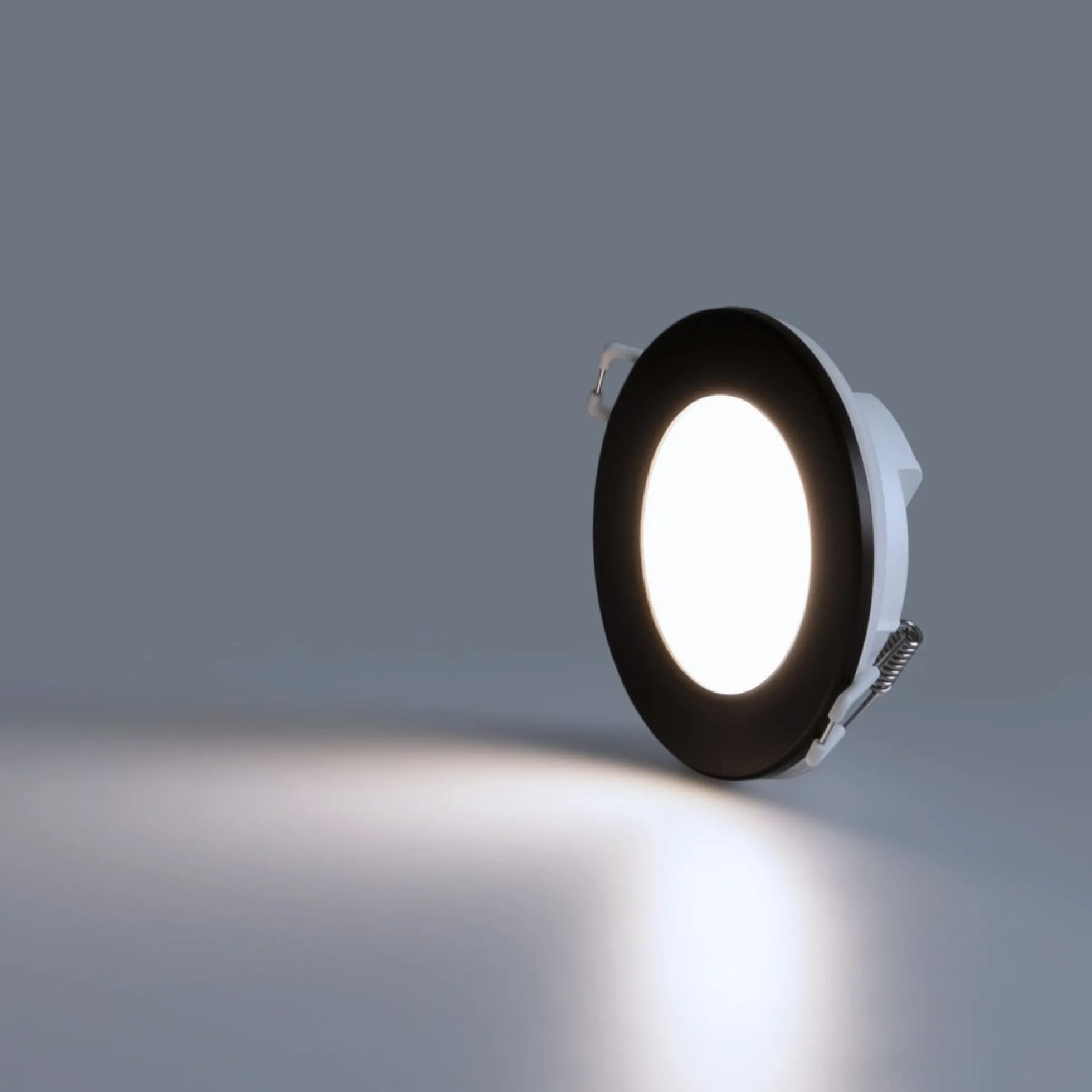 Kit Downlight LED exterior 5W - IP65 - Aro intercambiable - TRIAC regulable - Corte Ø68mm