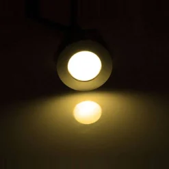Kit 6 focos LED empotrables en suelo Ø58x9mm 0,5W 12V-DC IP67