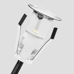 Kit 6 focos LED empotrables escalera o suelo 0,4W 12V-DC IP67