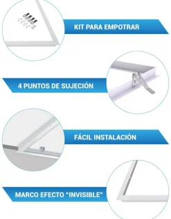 Kit Marco empotrable para Paneles LED 60x60