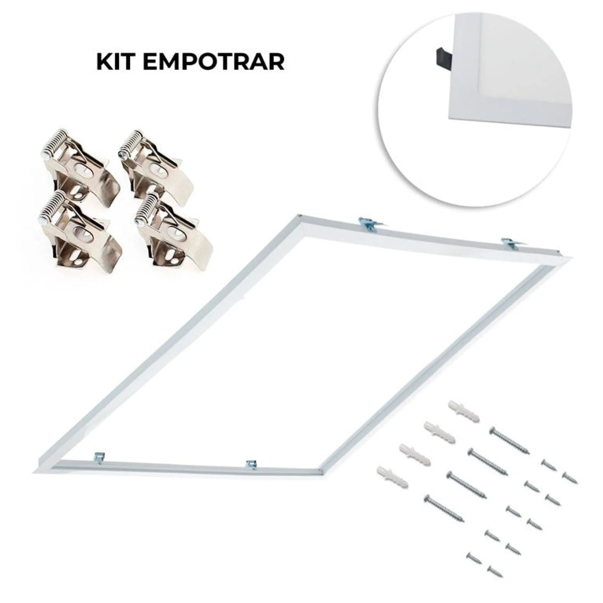 Kit Marco empotrable para Paneles LED 120x60