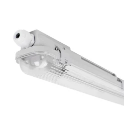Kit pantalla estanca 60cm + tubo LED T8 9W - 6000K