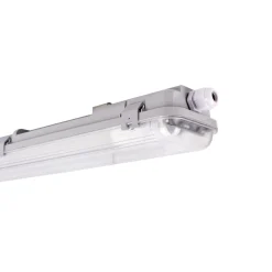 Kit pantalla estanca doble 60cm + 2 tubos LED T8 9W - 4000K