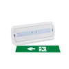 KIT Pictograma autoadhesivo "Salida izquierda" + Luz de emergencia 3W