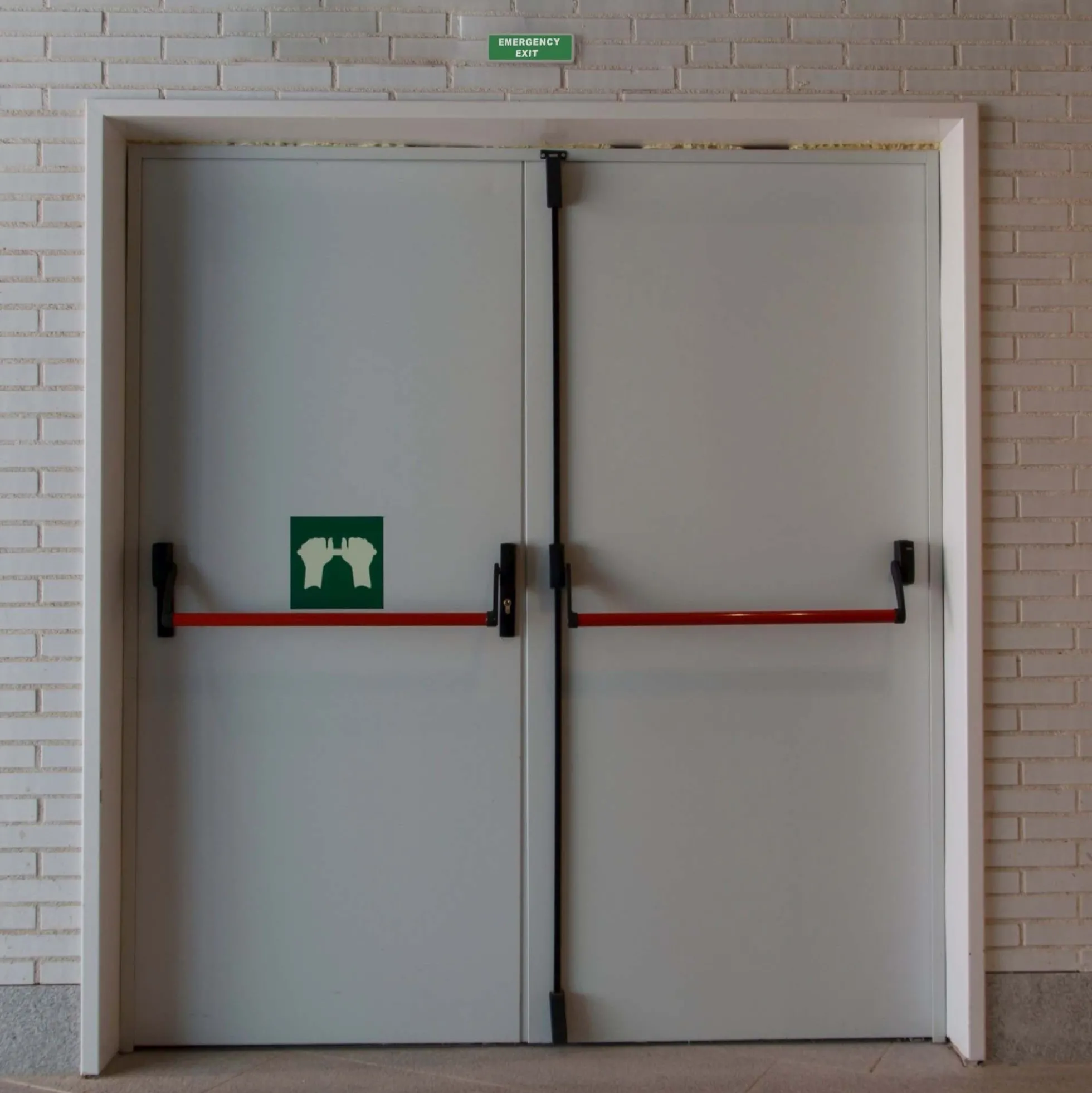 KIT Pictograma autoadhesivo "Emergency Exit" + Luz de emergencia 3W