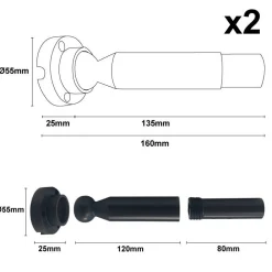 Kit SKYline iluminación lineal COB 320led/m 120W 10m
