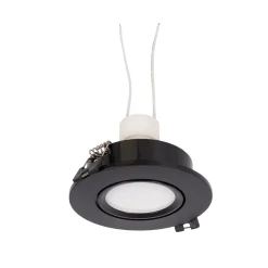 KIT x 10 - Aro downlight basculante + Bombilla GU10 5W + Casquillo GU10