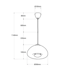 Lampara colgante de diseño