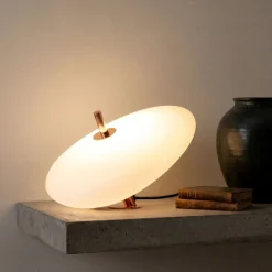 Lampara de mesa de policarbonato "PEBBLES" - Táctil - 6W