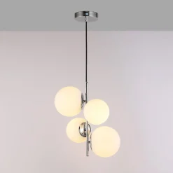 Lámpara colgante bola cristal