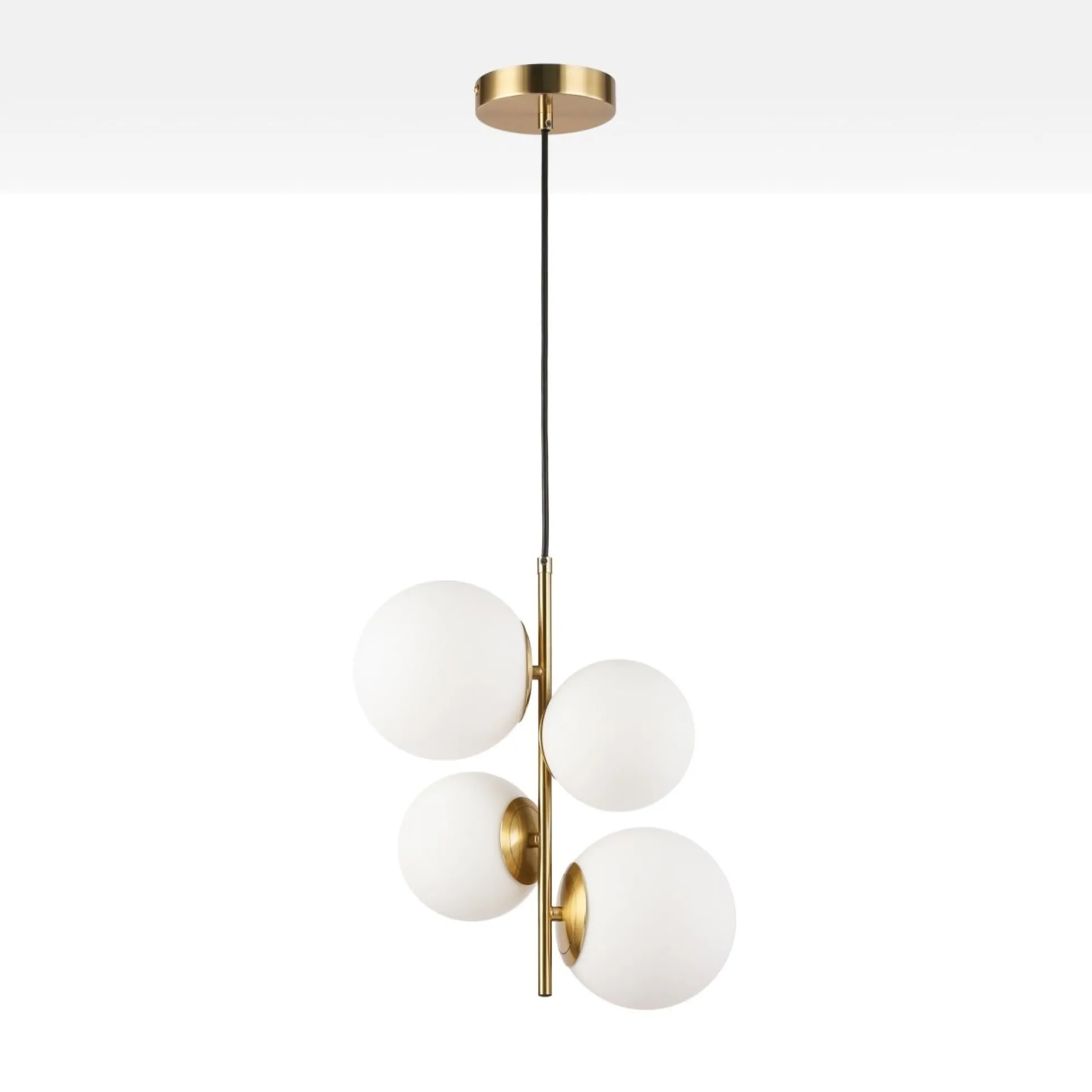 Lámpara colgante bola cristal "TANNA" - E27 - Ø 15cm