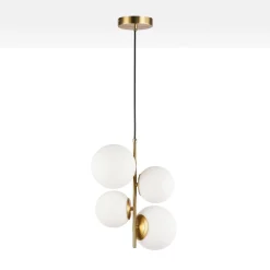 Lámpara colgante bola cristal