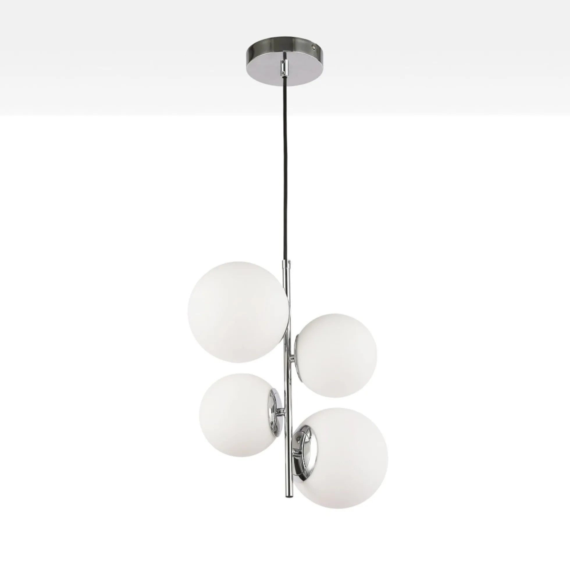 Lámpara colgante bola cristal "TANNA" - E27 - Ø 15cm