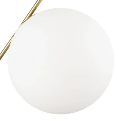 Lámpara colgante bola cristal 