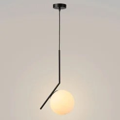Lámpara colgante bola cristal